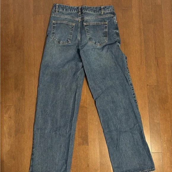 Refuge Blue Wide Leg Jeans - Picture 2 of 3